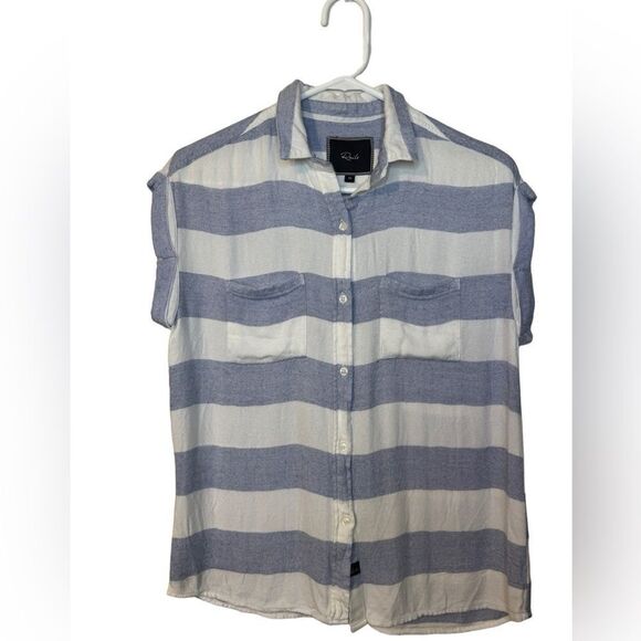 Rails Boxy Rolled Sleeves Button Down - Picture 1 of 10